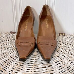 Tan coloured SERGIO ROSSI shoes